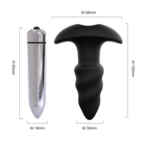 Jouets sexuels anaux, plug anal, jouet sexuel pour hommes, vibrateur anal 1/3/7 vitesses, plug anal étanche