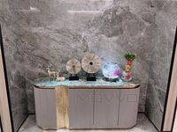 Buffet de luxe Offre Spéciale et haute qualité noir gris buffet console pour salon et salle à manger
