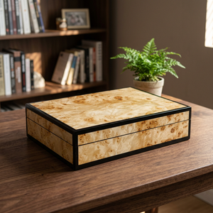 Lacquer Box Jewelry Custom High Gloss Lacquer Luxury Gift Wooden Jewelry Packaging Box Made in Viet Nam Product - Product Image 1
