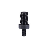 Tige de conversion pour meuleuse d'angle M5 à M10 45 #   Adaptateur de broche pour perceuse électrique miniature en acier de 3 pouces pour le polissage et la découpe