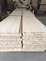 Planche en bois de pin massif sur mesure, fabrication directe d'usine, joint droit, grain naturel.