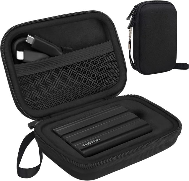 Hard Carrying Case for Samsung T7 Shield / T7 / T7 Touch Portable Solid State Drives 500GB 1TB 2TB 4TB USB 3.2 External SSD