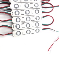 Module LED RGB clignotant WS2811 IC 5050 7515 DC 12V 0.72W IP65 Corps de lampe SMD ABS Certifié ROHS Ra90 260lm/W Dimmable