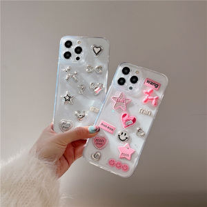 Custodia per Telefono Trasparente con Gocciolatore, Design Cartoon Pony Love Pink, Adatta per <span class=keywords><strong>iPhone</strong></span> 16 <span class=keywords><strong>Pro</strong></span> <span class=keywords><strong>Max</strong></span> 15 Plus, <span class=keywords><strong>Cover</strong></span> di Lusso in PC 17 <span class=keywords><strong>Pro</strong></span> - Product Image 1