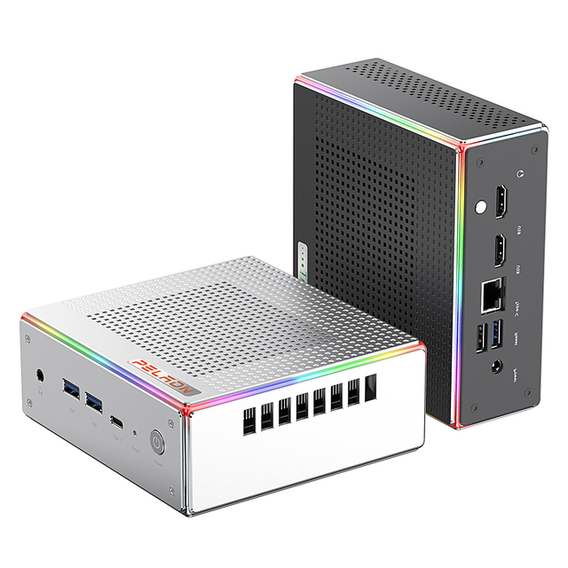 Peladn Intel I5 I7 N100 Mini PC 16G 32G DDR4 DDR5 512G 1TB SSD AMD Ryzen 5 Ryzen7 7840HS Gaming Mini PC for Windows 11/Linux