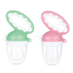 Mangeoire de nourriture fraîche de silicone sans BPA de conception spéciale <span class=keywords><strong>pour</strong></span> la grignoteuse de fruit de bébé - Product Image 1