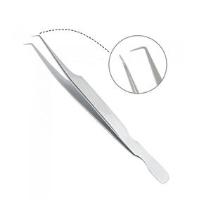 Pinzas para pestañas de acero inoxidable para instrumentos de belleza, precio al por mayor, mejor diseño, herramienta de belleza, pinzas para pestañas en venta - Product Image 5