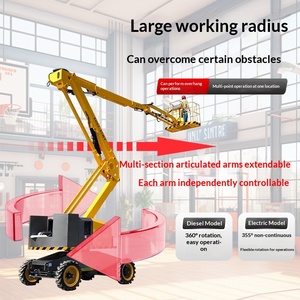 Le bras de levage rotatif à 360 degrés pour véhicule d'accès aux hauteurs, idéal pour l'entretien de plateformes de travail en hauteur jusqu'à 10 mètres. - Product Image 3