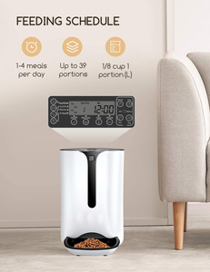 Distributeur automatique de nourriture pour animaux de compagnie Petdom avec contrôle Wifi personnalisé, minuterie programmable, nourriture intelligente pour chats - Product Image 4