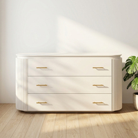Meuble de salon moderne en bois blanc, console d'entrée, buffet de cuisine, commode de chambre à coucher avec tiroirs de rangement