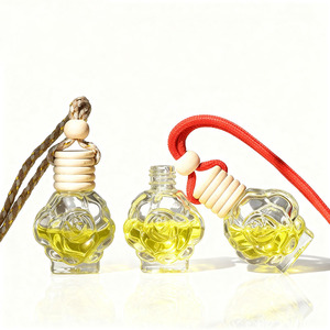 Wholesale 5ml 10ml 15ml Air Fresher Glass <strong>Car</strong> <strong>Diffuser</strong> Perfume Bottle Empty Glass <strong>Refillable</strong> Fragrance Diffusion glass bottle - Product Image 4