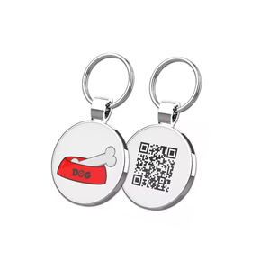 <span class=keywords><strong>QRcode</strong></span> personalizado impreso 13,56 MHz 213 Chip NFC etiqueta para mascotas llavero de silicona seguimiento perdido etiqueta de identificación de perro inteligente - Product Image 3