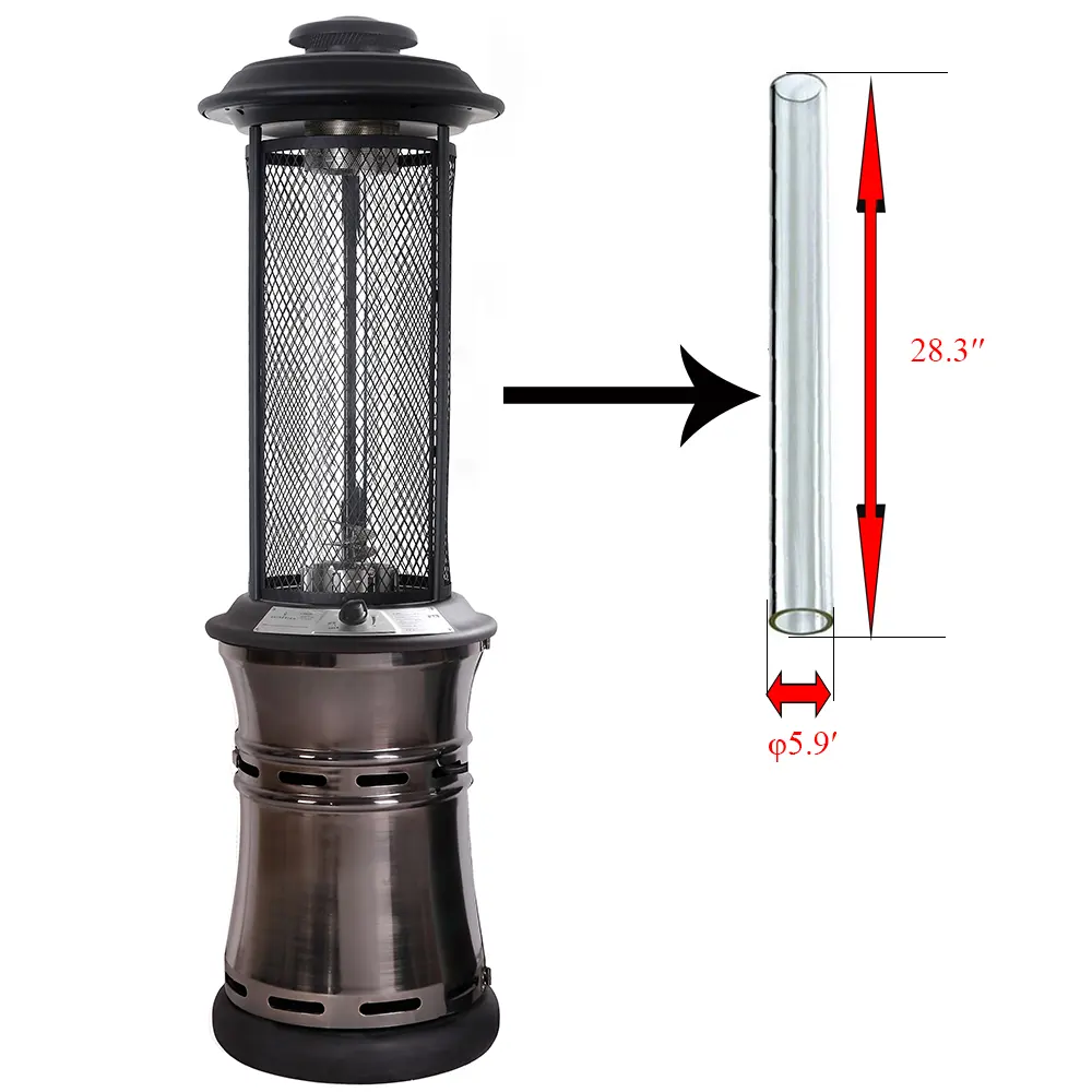 High Quality Low Price Special Patio Heater Glass Tube For Ceiling Heater Low-Carbon Production For Sale