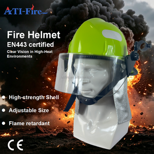 <span class=keywords><strong>Casque</strong></span> de <span class=keywords><strong>pompier</strong></span> américain en gros d'usine, coque en FRP haute résistance, taille réglable, ignifuge, certifié CE EN443 - Product Image 3