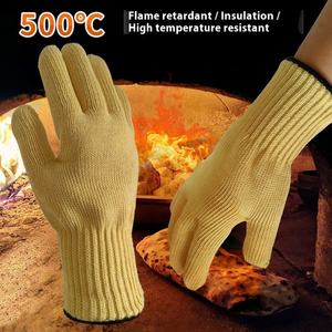 Competitive Work Safety Gloves with Anti-Fire Flame Retardant and Cut-Resistant Features Made of Pure <b>Aramid</b> <b>Fiber</b> - Product Image 2