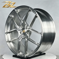 Fabricant OEM BZ, 1 pièce, jantes de voiture en alliage d'aluminium forgé, jantes de voiture 19 20 21 pouces 5x130 pour Audi A6 Q7 RS