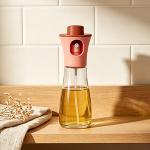 Botella de vidrio pulverizadora de aceite para cocina, dispensador de aceite de oliva en aerosol fino para cocinar, freír al aire, barbacoa, ensaladas y repostería - Product Image 4