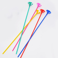 Support de 40 cm en plastique pour ballons de fête, idéal pour ballons en aluminium/Bobo/latex et tasses, accessoires décoratifs pour anniversaire