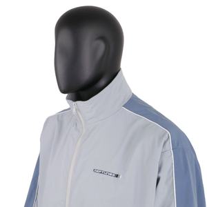 TOPSHOW Wholesale Color Block Nylon Zip up <b>Track</b> <b>Jacket</b> Mesh Lining Custom Lightweight Windbreaker <b>Jacket</b> <b>Men</b> - Product Image 2