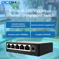 Commutateur Ethernet non géré 5 ports 10/100/1000 Mbps, commutateur réseau Gigabit, matériel informatique, logiciel