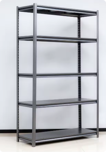 Verstelbare schappen stapelbare rekken commerciële kantooropslag boutloze stalen frame 5-laags minimalistisch design opbergrek - Product Image 6