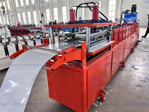 Machine de formage à froid sur mesure pour la fabrication de capuchons de toiture en zinc, ligne de production de capuchons de toiture - Product Image 5