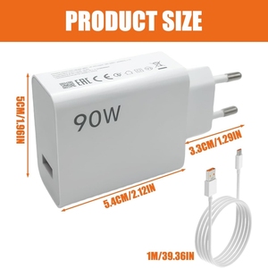 Nouveau <span class=keywords><strong>chargeur</strong></span> turbo Hypercharge 90W, <span class=keywords><strong>chargeur</strong></span> <span class=keywords><strong>rapide</strong></span> pour <span class=keywords><strong>Xiaomi</strong></span> 14T 14 Ultra 13T pour <span class=keywords><strong>Redmi</strong></span> <span class=keywords><strong>Note</strong></span> 14 <span class=keywords><strong>Pro</strong></span> 13 <span class=keywords><strong>Pro</strong></span> avec câble USB C 6A 1M - Product Image 2