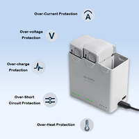 Hub de charge bidirectionnel portable USB TYPE-C Mini 3/4/5 Pro Chargeur rapide triple port Adaptateur secteur Station de charge