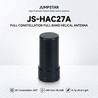 Antenne GNSS Hélice Ultra Légère et Compacte Multi-Constellation Haute Précision JS-HAC27A RHCP Étanche IP65 16,7g SMA Mâle