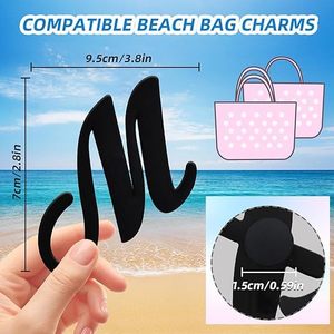 Breloque 26 lettres pour sac Bogg, accessoires décoratifs d'insertion de lettres alphabétiques pour sac fourre-tout, compatibles avec le sac Bogg original - Product Image 6