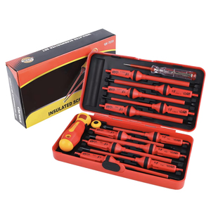 Insulated <b>Screwdriver</b> <b>Set</b> 115Pcs VDE Industrial Grade Cross <b>Phillips</b> Bit Anti-Slip Handle - Product Image 2