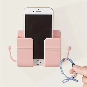 Support Mural Multifonctionnel avec Chargement Sans Fil, Support de Téléphone et Étagères de Rangement - Product Image 1