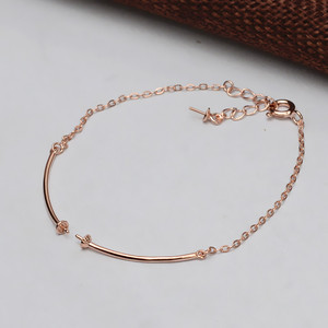 S925 <b>Silver</b> <b>Bracelet</b> with Fresh Small <b>Pearl</b> Women's DIY Jewelry Accessories Fancy Hand Ring with Empty Tray - Product Image 4