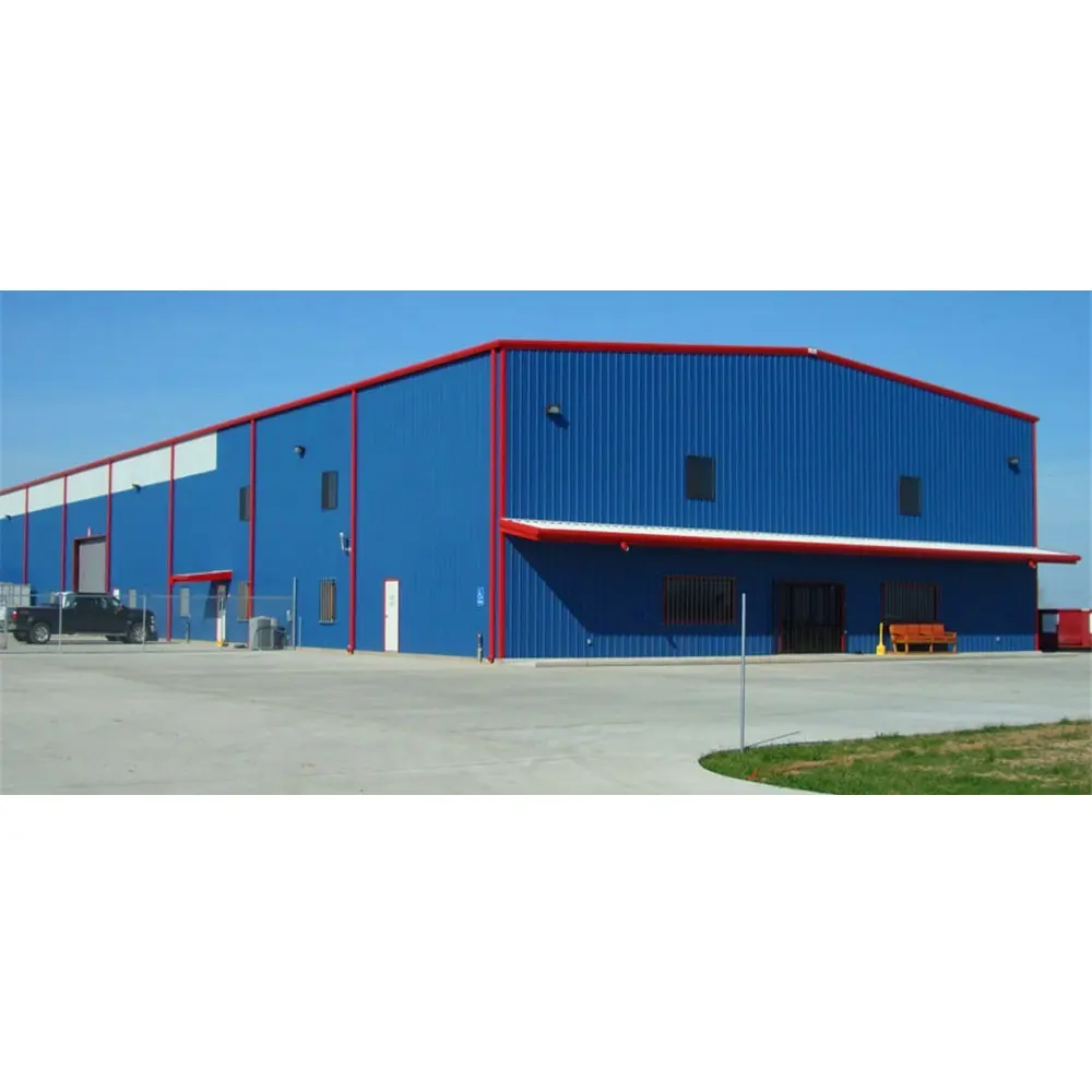 Cheap Prefab Industrial structural steel frame Warehouse Exhibition Hall building Prefabricated Steel Structure Construction