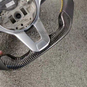 Cuir perforé en Fiber de carbone de haute qualité pour Mercedes Benz <span class=keywords><strong>A</strong></span> <span class=keywords><strong>classe</strong></span> B <span class=keywords><strong>classe</strong></span> C <span class=keywords><strong>classe</strong></span> <span class=keywords><strong>AMG</strong></span> c260 GLA GLC GL <span class=keywords><strong>volant</strong></span> de voiture - Product Image 6