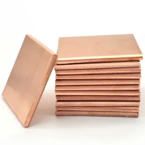 Pure Copper 3mm 5mm 20mm Thickness 99.99% Copper Cathodes T2 4x8 Copper Plate Sheets Supplier
