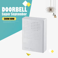 Mini sonnette intelligente pour hôtel appartement 12V DC Sonnette filaire Ding Dong