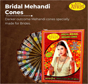 Premium Natural Bridal Mehndi Cone Box Deep Stain Henna Cones Smooth Application Pack For Marriage Festival <b>Body</b> <b>Art</b> Designs - Product Image 6