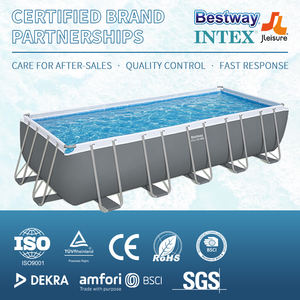 <span class=keywords><strong>Piscina</strong></span> Bestway 5612B Rectangular Grande con Marco de Acero Metálico, <span class=keywords><strong>Piscina</strong></span> Familiar de PVC, <span class=keywords><strong>Piscina</strong></span> Portátil Elevada para Jardín y Exteriores - Product Image 1