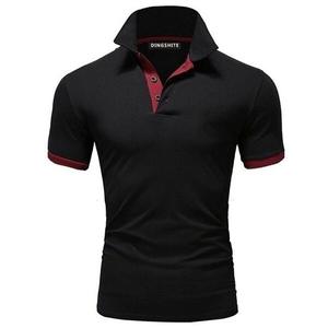 Nuova <span class=keywords><strong>Polo</strong></span> da Uomo Estiva alla Moda con Logo Personalizzato, Abbigliamento da Lavoro a Maniche Corte, Tinta Unita Bianca - Product Image 3