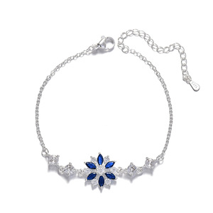 Pulseira Charmosa Delicada Estilo Boêmio com Zircônia Rosa Brilhante e Corrente Ajustável de Cobre para Uso Diário Feminino - Product Image 6