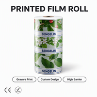 Fabricant de films d'emballage plastique en rouleau, impression numérique, fournisseur de films d'emballage flexibles imprimés sur mesure, taille personnalisée