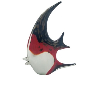 Đồ trang trí nhà hình cá thủy tinh Murano, tượng động vật thủ công cho thiết kế nội thất - Product Image 2