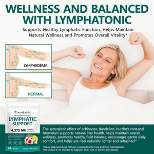 Acentiallabs Gélules Molles de Drainage Lymphatique Échinacée Pissenlit Soutien Immunitaire Détoxifiant Capsules Molles Lymphatiques pour Adultes - Product Image 2
