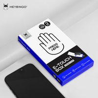Heybinho E-TOUCH HD Kit d'installation facile mise à niveau 2.5D protecteur d'écran en verre trempé pour Iphone 17 16 15 14 Promax