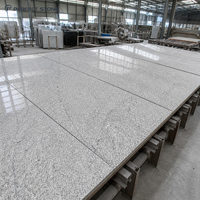 Dalle de granit gris fantaisie PerfectStone, pierre naturelle, granit haute densité pour projet de façade murale de bâtiment commercial
