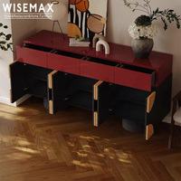 Meuble de rangement WISEMAX FURNITURE, style minimaliste italien, en bois, pour cuisine, salon, restaurant, hôtel, villa