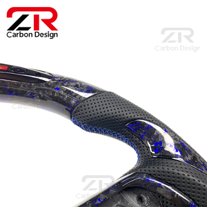 Volante Deportivo de Fibra de Carbono Forjado Personalizado con Pantalla LED Mejorada para el <span class=keywords><strong>Interior</strong></span> del Automóvil, para Volkswagen MK7 <span class=keywords><strong>Golf</strong></span> 7 <span class=keywords><strong>GTI</strong></span> MK6 - Product Image 4