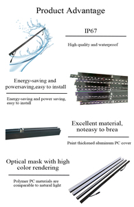 AC 220V/110V IP67 <span class=keywords><strong>Led</strong></span> Bar & Strip với sữa Bìa 64 cái <span class=keywords><strong>RGB</strong></span> ánh sáng sân khấu cho sân khấu/Câu lạc bộ/KTV DMX512 điều khiển 300 Wát - Product Image 3