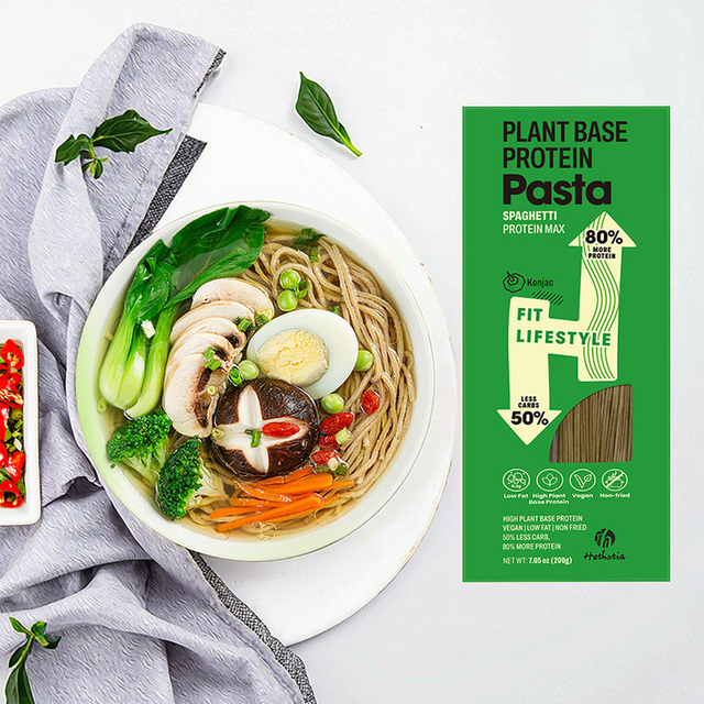 Non-GMO Vegan Paleo High Protein Pea Pasta Box Low Carb Low Fat Sugar-Free Quick Cooking